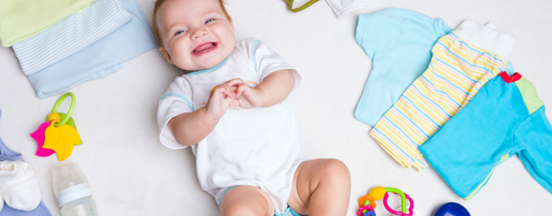 نحوه خرید لباس نوزاد بر اساس سایز