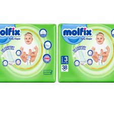 پوشک مولفیکس ایرانی سایز 3 (38عددی) molfix بسته 2عددی