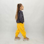 ست بلوز و شلوار وارداتی بچگانه مدل HI زرد(1-5سال) - تصویر 6
