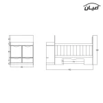 تختخواب کودک مدل FH368 - تصویر 2