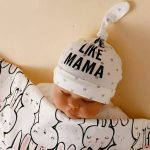 ست دورپیچ و کلاه نوزادی برند Mom's Care - تصویر 12
