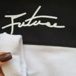 ست هودی و شلوار بچگانه اسپرت مدل Future رنگ سفید مشکی(3-8سال) - تصویر 6