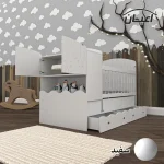 تخت کودک و نوجوان طرح ستاره مدل FH591 سایز 80x180 سانتی متر - تصویر 5