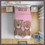 روتختی کودک طرح بچگانه خرس مدل T5836