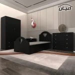 سرویس خواب یک نفره مدل FH474 طرح فانتزی سایز 90x200 سانتی متر مجموعه 4 عددی - تصویر 2