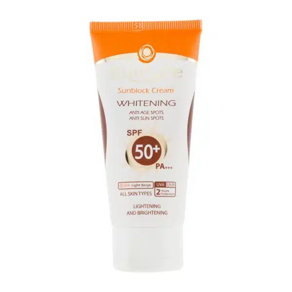 ضد آفتاب روشن کننده +SPF 50 سان سیف بژ روشن (50 میل)
