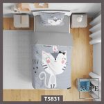 روتختی کودک طرح بچگانه گربه مدل T5831