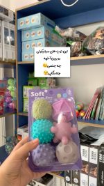 توپ حسی سیلیکونی 6 تایی - تصویر 3
