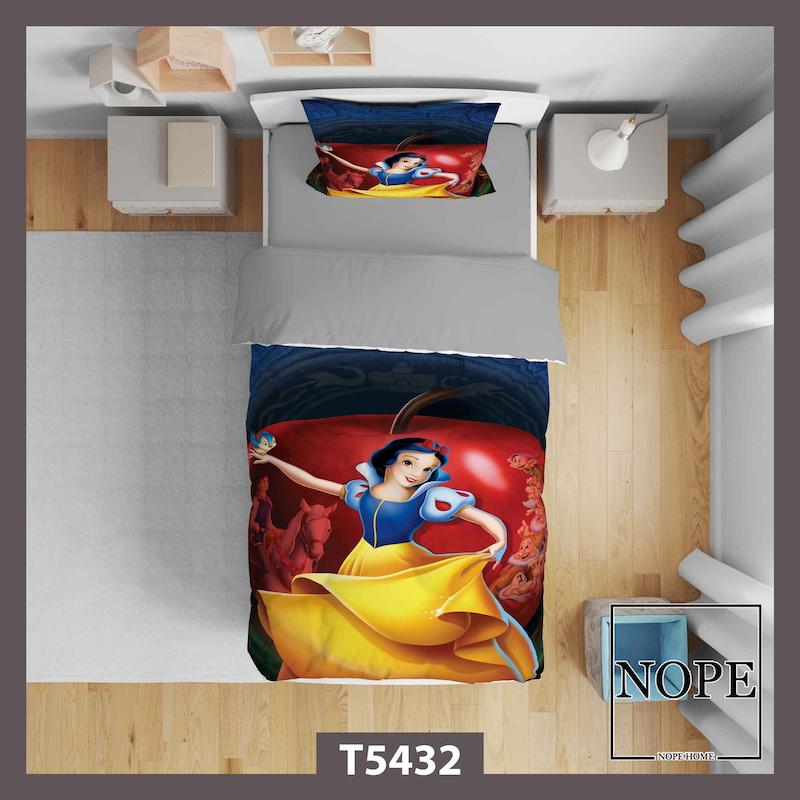 299.jpg روتختی کودک طرح سفید برفی مدل T5432 - تصویر 1