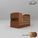 تخت کودک و نوجوان طرح ستاره مدل FH591 سایز 80x180 سانتی متر - تصویر 2