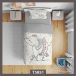 روتختی کودک طرح پترن بچگانه فیل بالرین مدل T5851