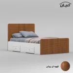 تخت خواب یک نفره اعیان مدل FH813 سایز 120x200 سانتی متر - تصویر 7