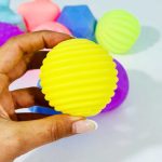توپ حسی جغجغه ایی سیلیکونی 9 تایی - تصویر 9