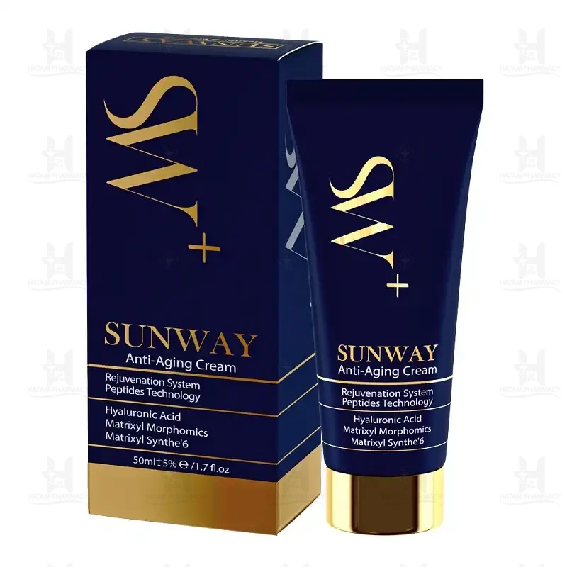 800_1702282279sun-way-anti-wrinkle-and-collagen-cream-2-2.webp کرم مناسب پوست دارای چروک کمک ب کلاژن سازی سانوی (50 میل) - تصویر 1