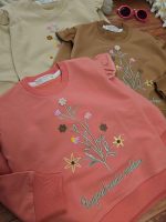 بلوز تک گلدوزی شده گل برجسته - تصویر 4