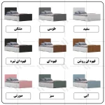 تخت خواب یک نفره اعیان مدل FH813 سایز 120x200 سانتی متر - تصویر 4