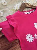 تیشرت و شلوارک دخترانه طرح گل - تصویر 7