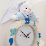 ساعت دیواری کودک مدل خرگوش رابیت کد W-RAB-T - تصویر 20