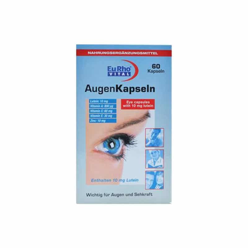 Augen-Eye-Capsule.jpg کپسول ژلاتینی اوژن یوروویتال (60 عددی) - تصویر 1