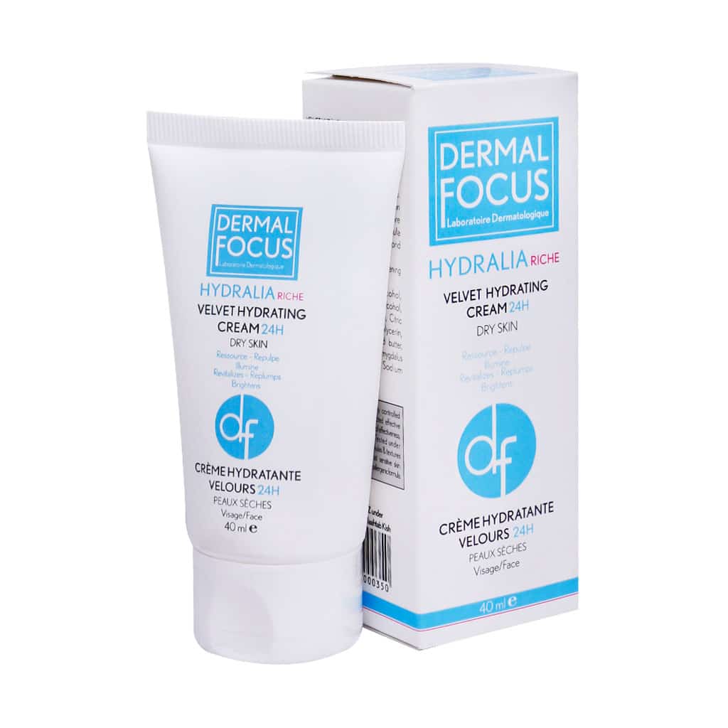 Dermal-Focus-Hydralia-Rich-Cream-For-Dry-Skin.jpg کرم آبرسان پوست خشک هیدرالیا درمال فوکوس (40 میل) - تصویر 1
