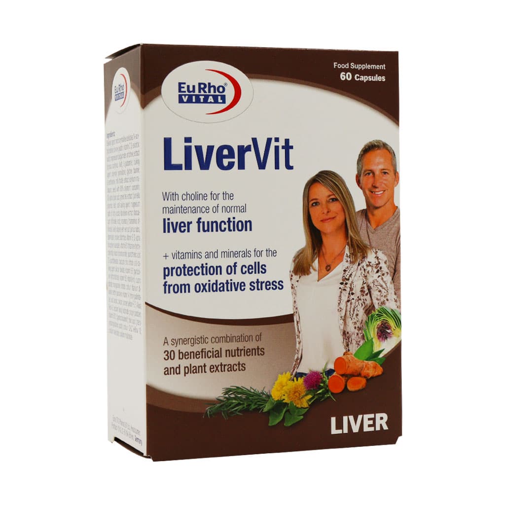 Eurhovital-Livervit-60-Capsules.jpg کپسول لیورویت یوروویتال (60 عدد) - تصویر 1