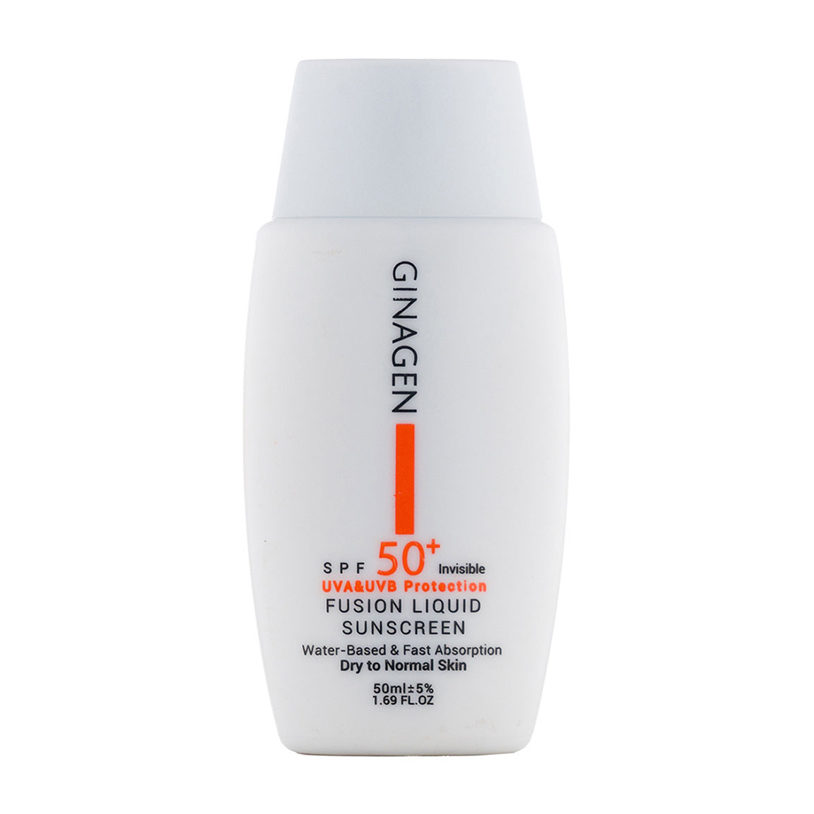 Ginagen-Sun-Screen-For-Dry-And-Normal-Skins-50ml-Khanoumi-202427162119626-2024731111716358.jpg ضد آفتاب بی رنگ ژیناژن SFP50 پوست خشک و نرمال (50 میل) - تصویر 1