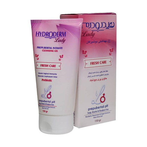 ژل بهداشتی بسیار ملایم بانوان هیدرودرم جهت مخاط حساس (150 گرم)