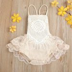 بادی نوزادی دخترانه مجلسی طرح جولیا - تصویر 5