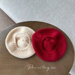 کلاه بچه گانه فرانسوی طرح پوم دار - تصویر 2