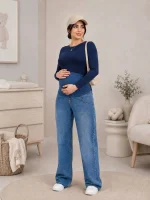 شلوار جین بگ کاغذی - تصویر 3