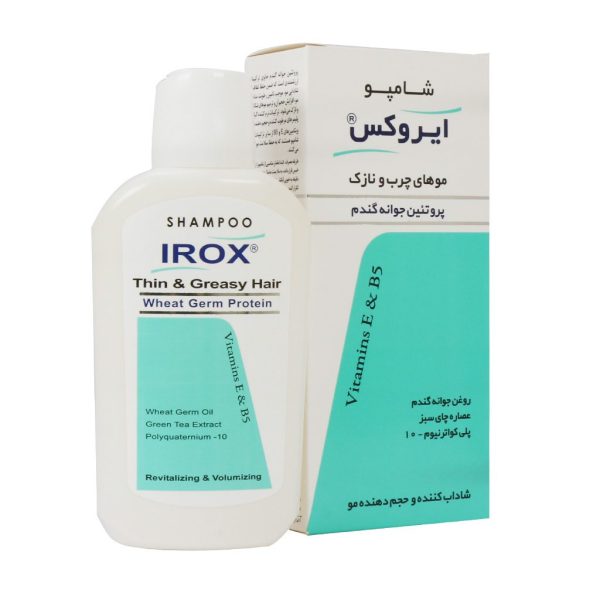 شامپو پروتئین جوانه گندم ایروکس (موهای چرب و نازک)