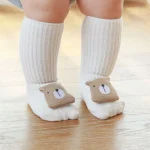 جوراب بچه گانه کبریتی طرح خرس مهربون - تصویر 6