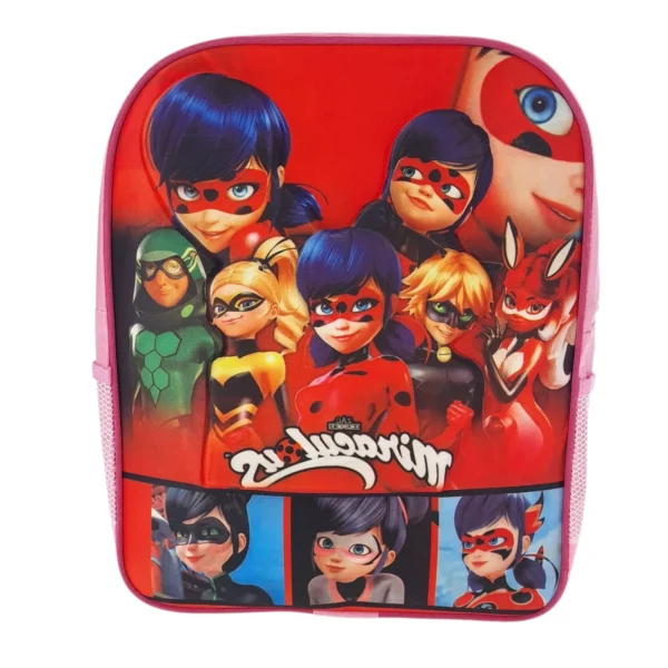 کوله پشتی بچگانه طرح دختر کفشدوزکی Ladybug مدل (اقتصادی) کد ECO-LDYBUG