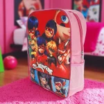 کوله پشتی بچگانه طرح دختر کفشدوزکی Ladybug مدل (اقتصادی) کد ECO-LDYBUG - تصویر 2