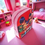 کوله پشتی بچگانه طرح دختر کفشدوزکی Ladybug مدل (اقتصادی) کد ECO-LDYBUG - تصویر 3