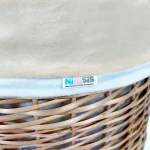سبد رخت چرک اتاق کودک طرح خرگوش مدل حصیری - تصویر 5