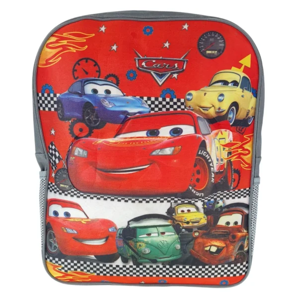 کوله پشتی بچگانه طرح ماشین مک کوئین McQueen مدل (اقتصادی) کد ECO-MACQ
