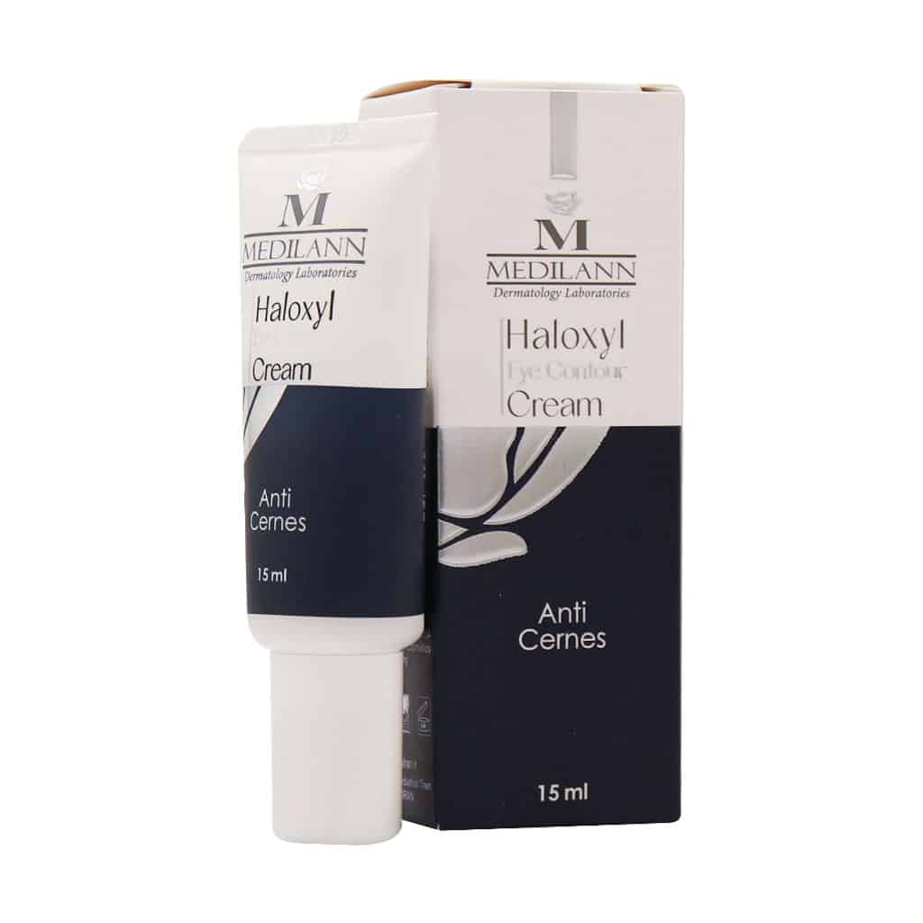 Medilann-Haloxyl-Eye-Contour-Cream-All-Skins-15-ml.jpg کرم دور چشم هالوکسیل مدیلن (15 میل) - تصویر 1