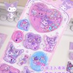 برچسب استیکر سه بعدی مایع طرح کرومی - تصویر 8