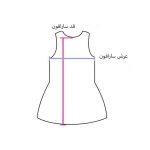 سارافون وارداتی بچگانه مدل پاپیون جنس جین (3-6سال) - تصویر 5
