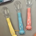 قاشق تکی سر سیلیکونی کوچک چیکو chicoo - تصویر 3