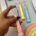 قاشق تکی سر سیلیکونی کوچک چیکو chicoo - تصویر 7