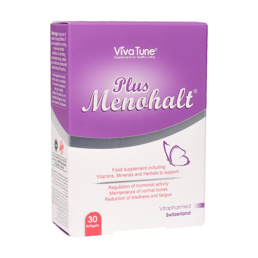Viva-Tune-Plus-Menohalt-30-Softgels-2-1.jpg کپسول منوهالت پلاس ویواتیون (30 عدد) - تصویر 1