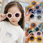 عینک افتابی بچگانه طرح گل UV400 اورجینال وارداتی - تصویر 4