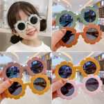 عینک افتابی بچگانه طرح گل UV400 اورجینال وارداتی - تصویر 5