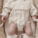 بادی نوزادی دخترانه مجلسی با کلاه - تصویر 7
