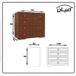 سرویس خواب یک نفره مدل FH474 طرح فانتزی سایز 90x200 سانتی متر مجموعه 4 عددی - تصویر 7