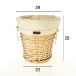 سطل زباله نی نی سیس مدل حصیری گلدوزی - تصویر 5