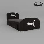 تخت خواب یک نفره مدل FH460 طرح اسپرت سایز 90x200 سانتی متر - تصویر 9