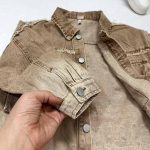ست دو تیکه دخترانه کت جین و بلوز2تا 7سال - تصویر 2